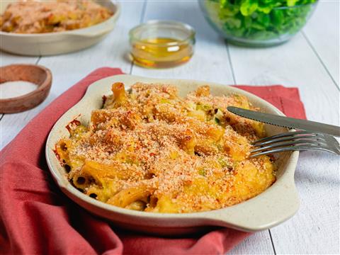 Mac & Cheese aux poireaux